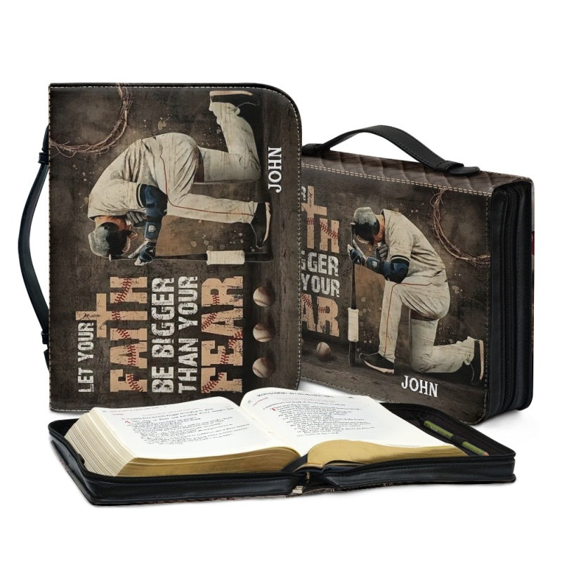 Home Run Faith Baseball Bible Cover Case