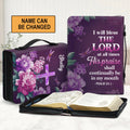 Personalized Psalm 34:1 Bible Cover Case