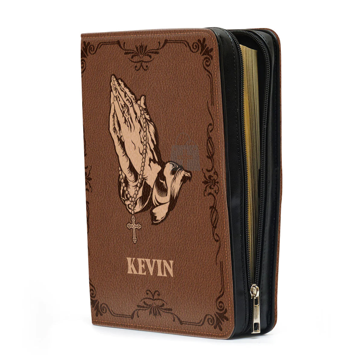 Personalized Praying Hands Bible Cover