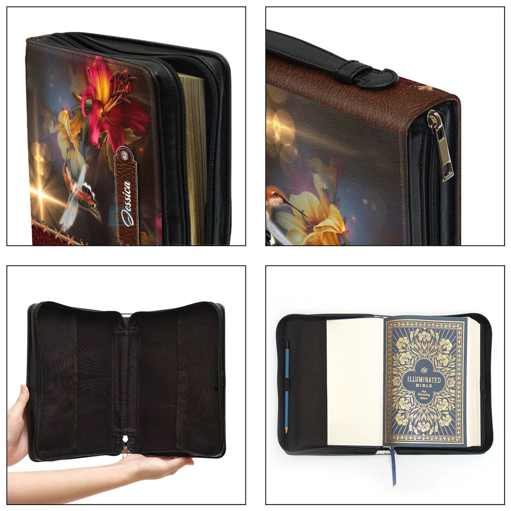 Personalized I Am Enough Women's Bible Cover