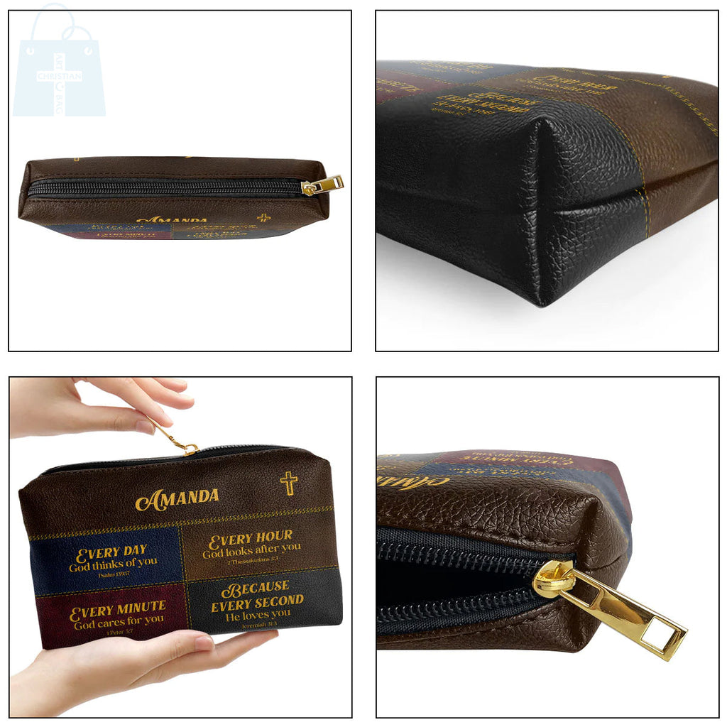 God Thinks of You Personalized Cosmetic Bag