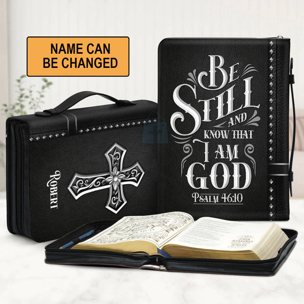 Be Still And Know Personalized Bible Cover