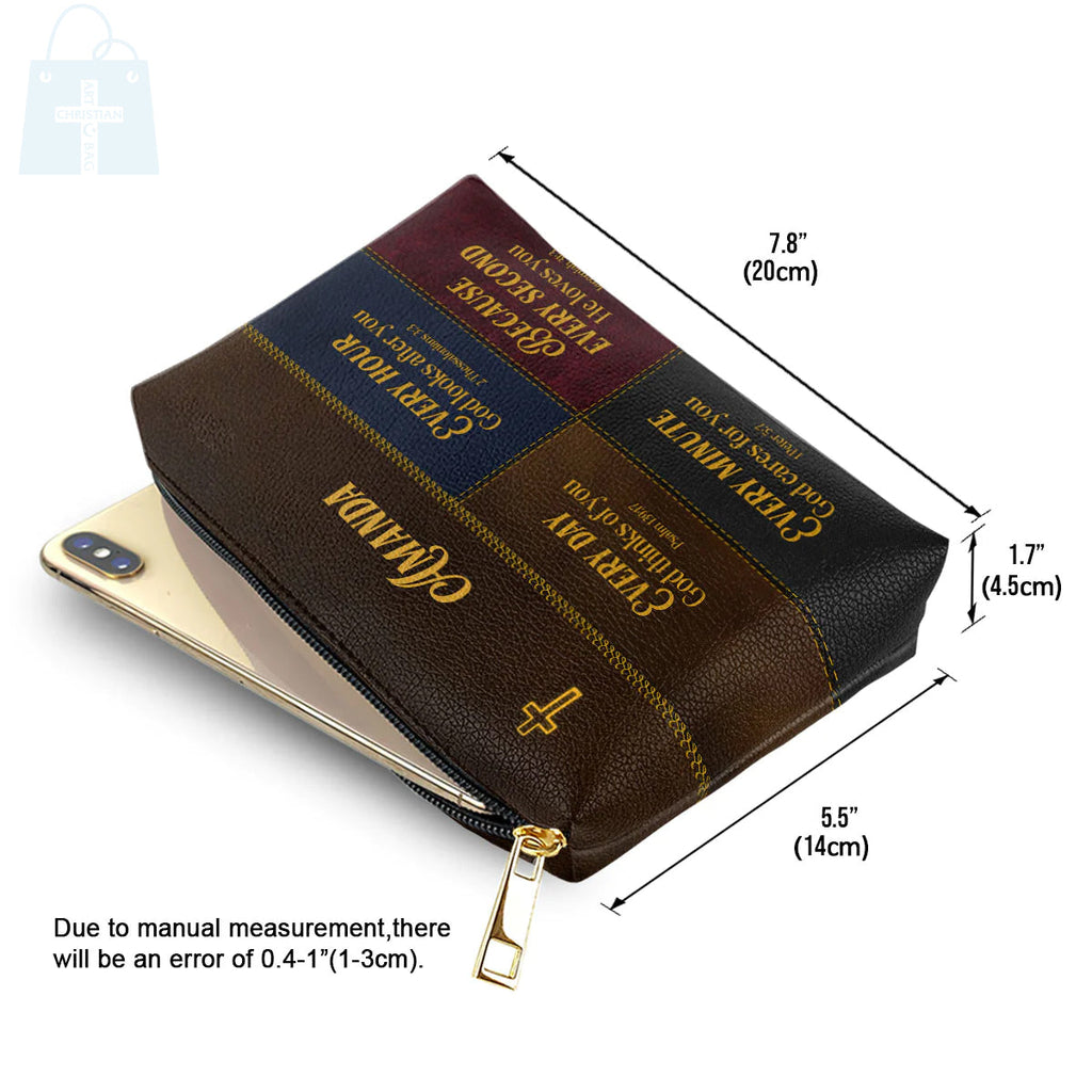 God Thinks of You Personalized Cosmetic Bag