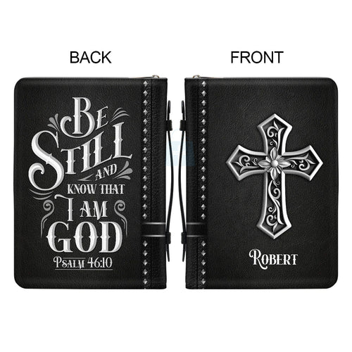 Be Still And Know Personalized Bible Cover