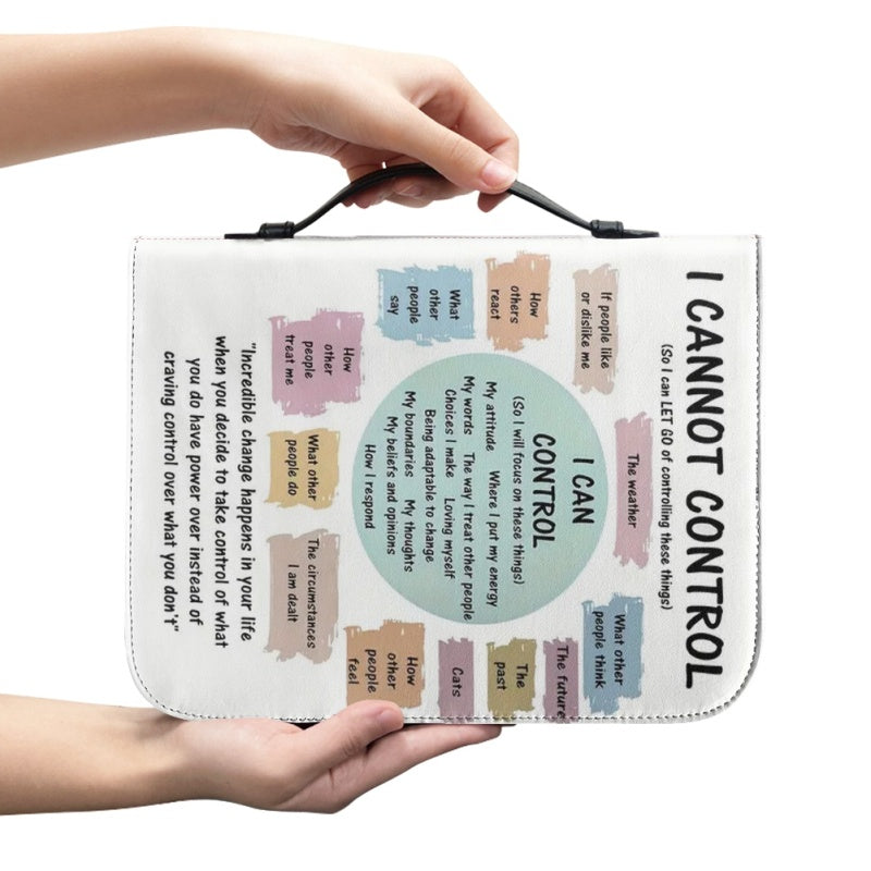 I Cannot Control Personalized Bible Cover