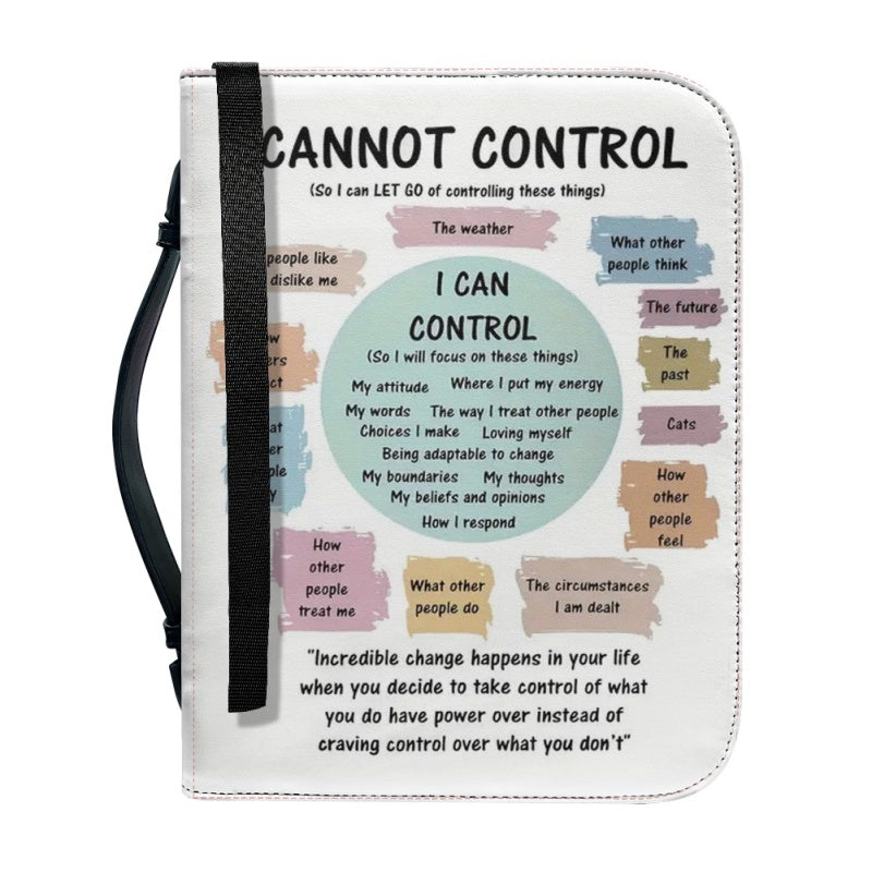 I Cannot Control Personalized Bible Cover