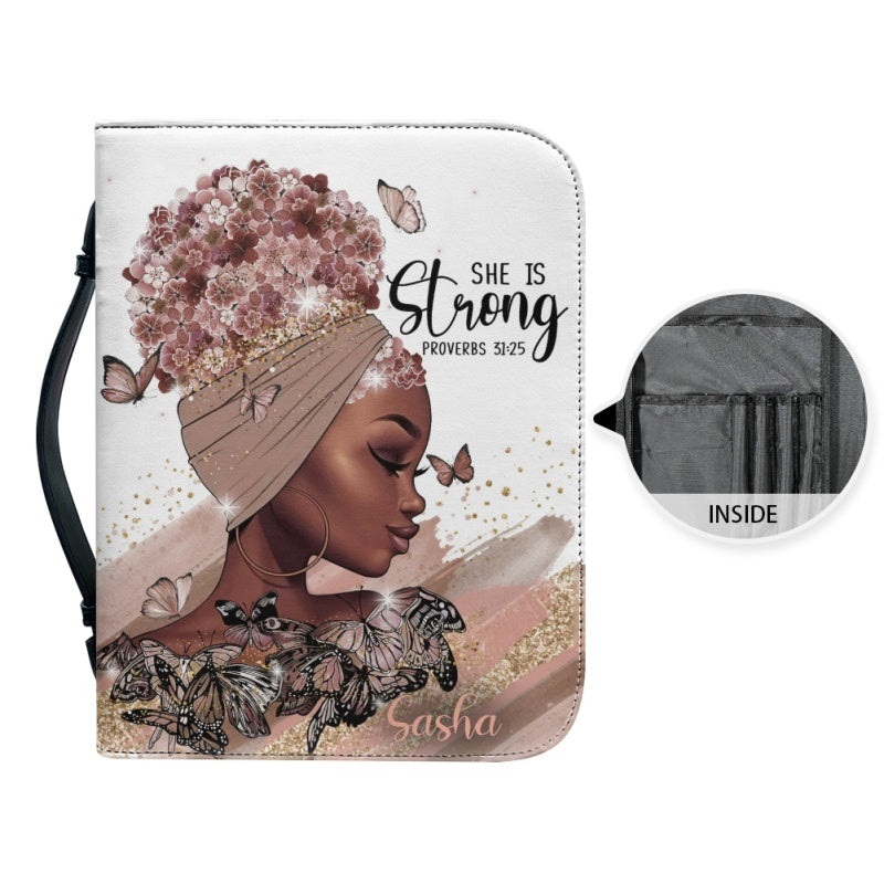 Personalized Bible Cover Case with Handle