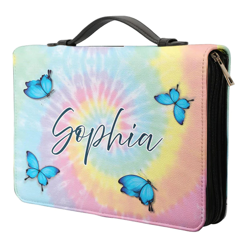 Personalized Be Still Butterfly Bible Cover