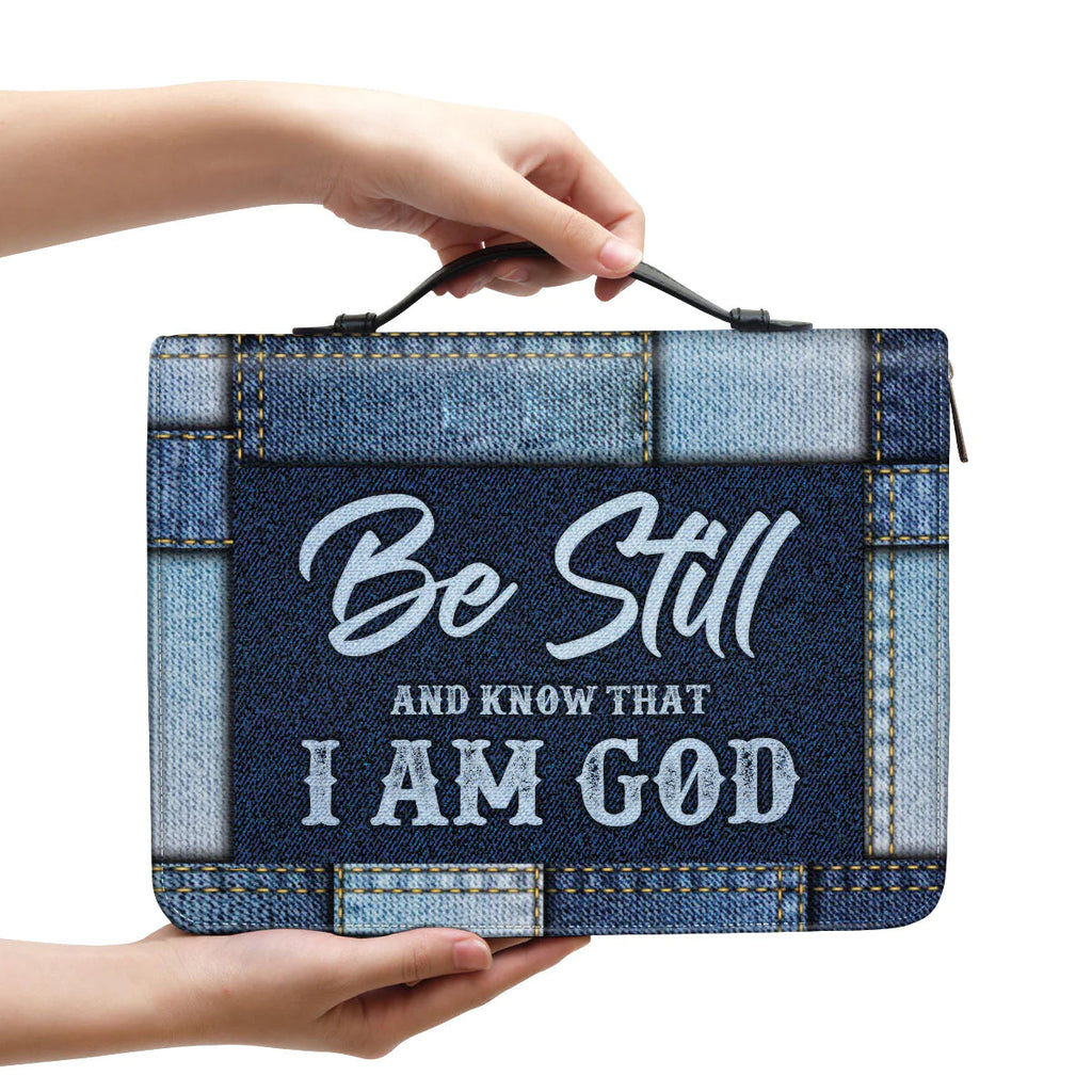 Personalized Be Still & Know Bible Cover