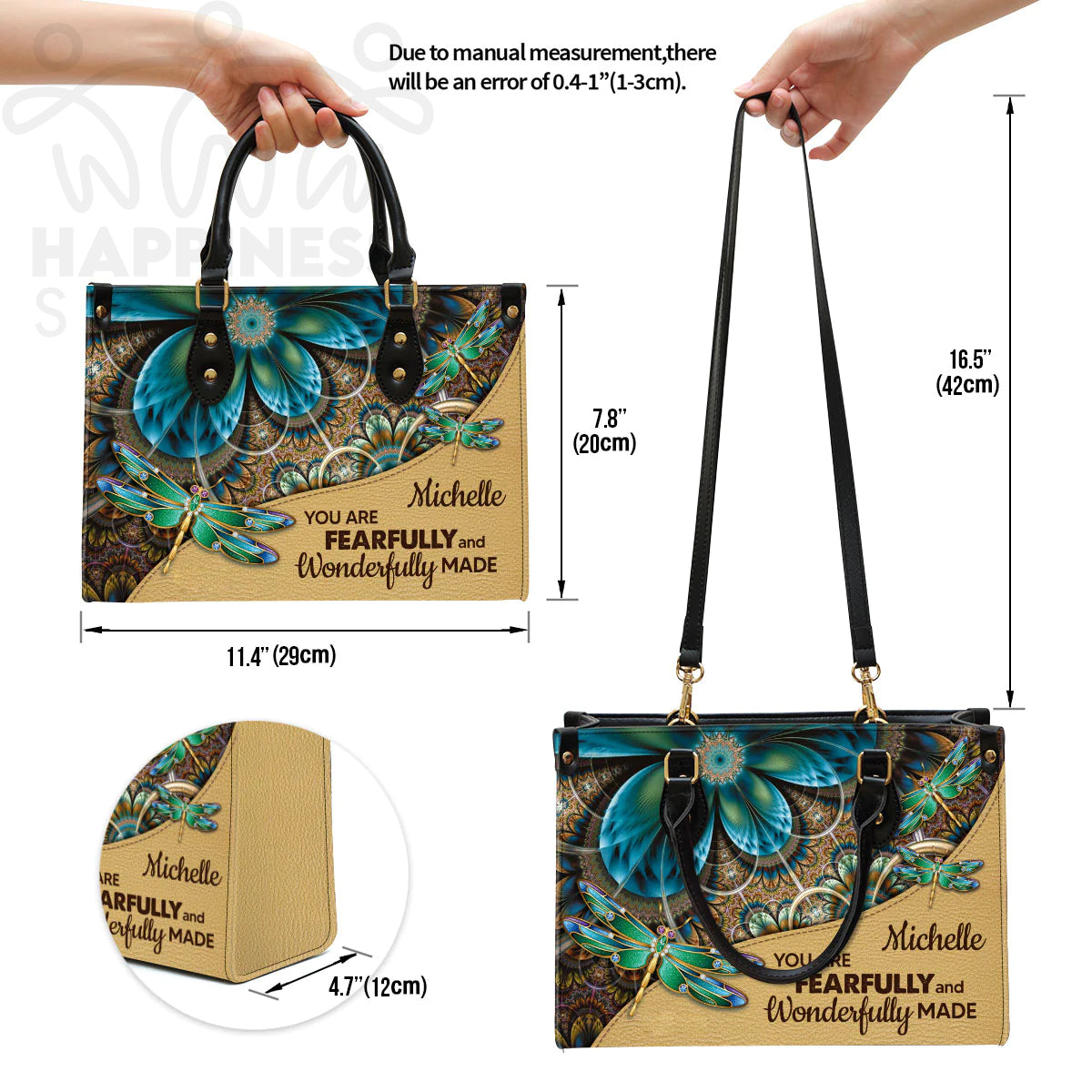 Personalized Fearfully & Wonderfully Made Tote Bag