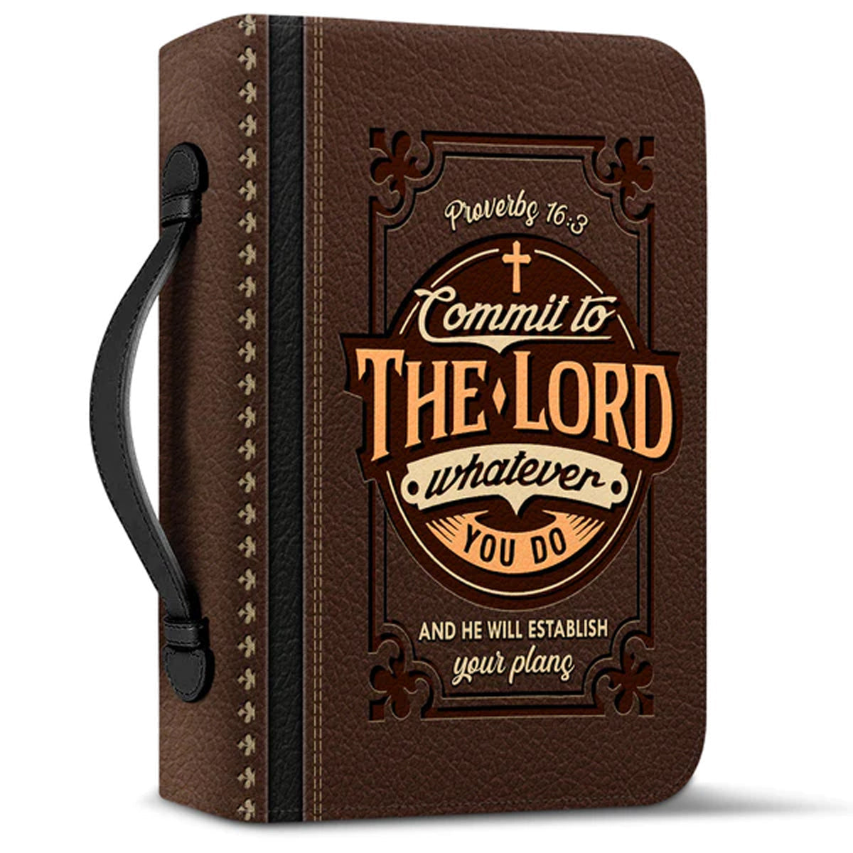 Proverbs 16:3 Personalized Bible Cover