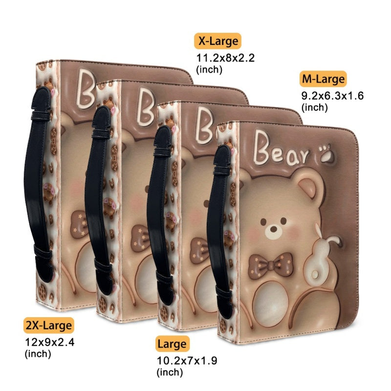 Cute 3D Bear Personalized Bible Cover