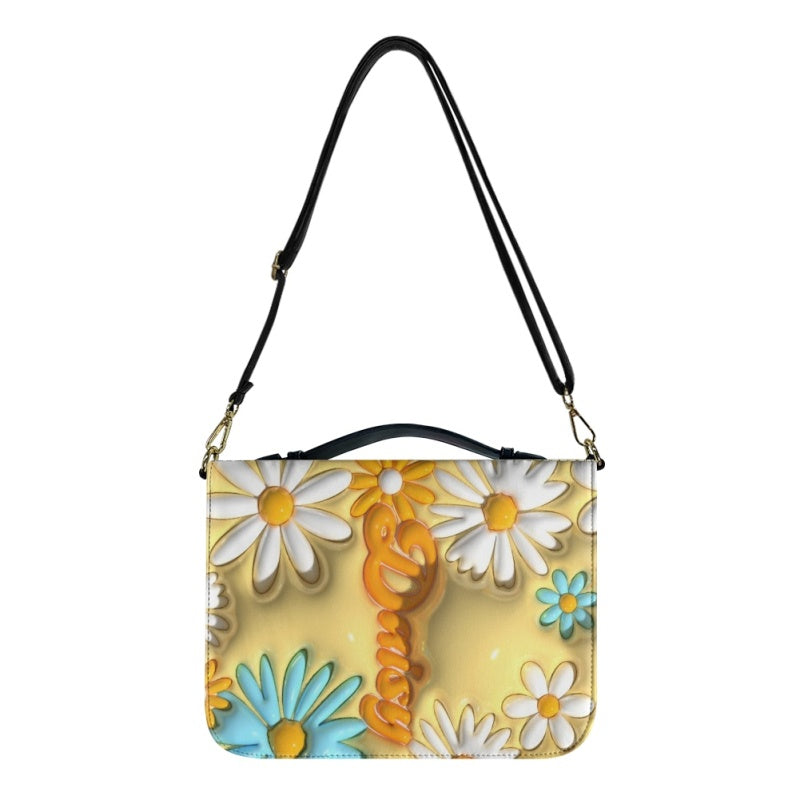 Personalized 3D Daisy Flower Bible Cover