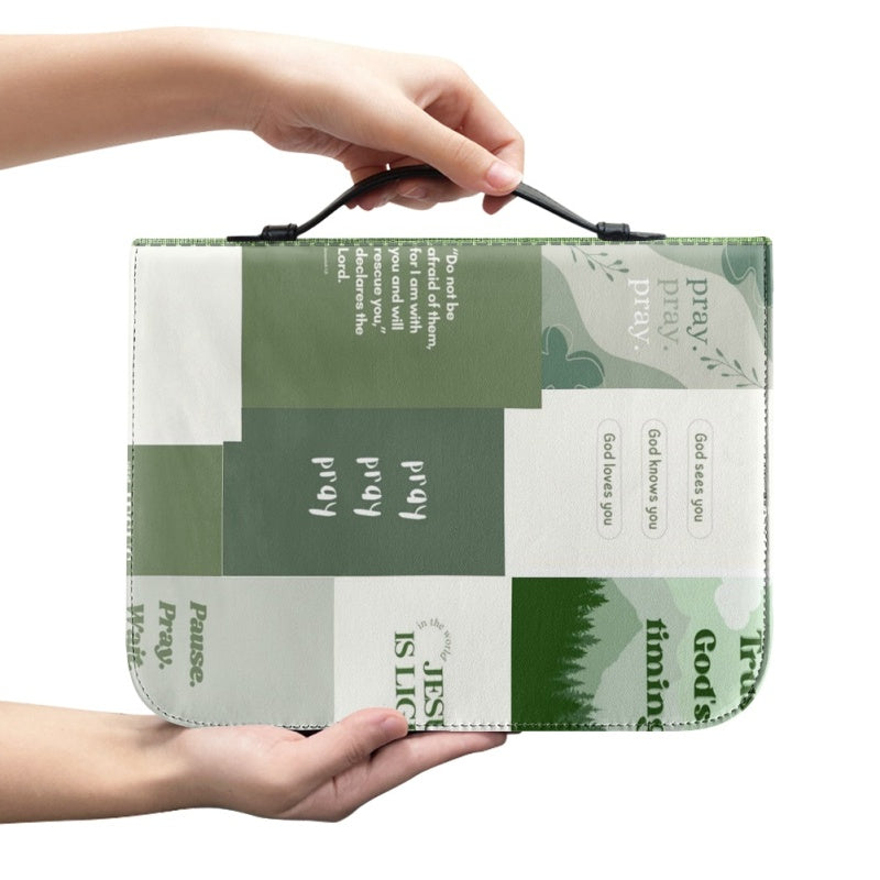 Personalized Green Butterfly Bible Cover