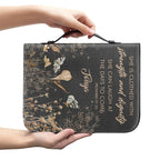 Personalized Strength & Dignity Floral Bible Cover