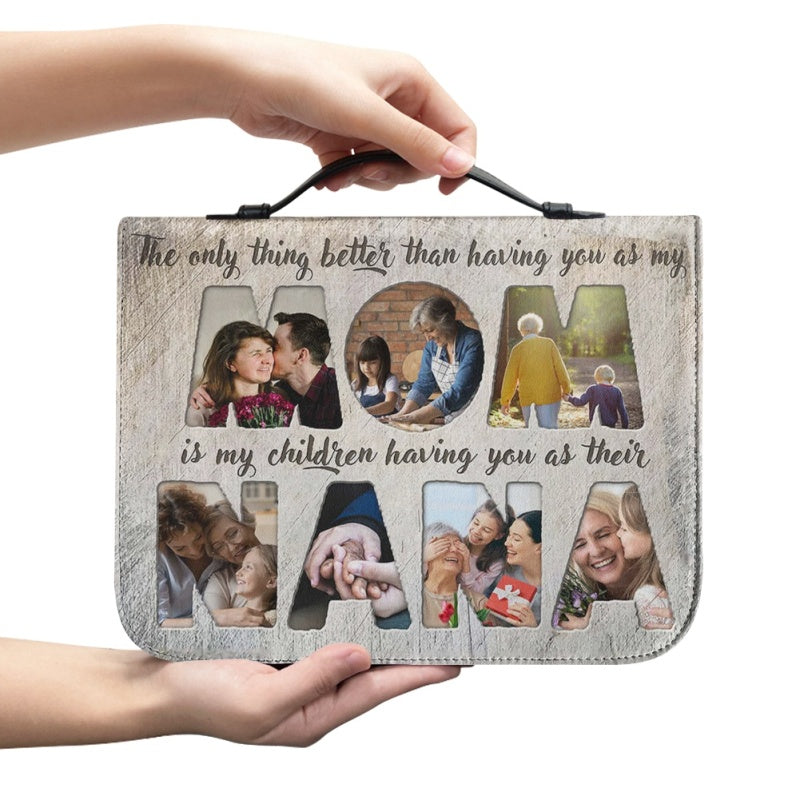 Cherished Memories Custom Photo Bible Cover