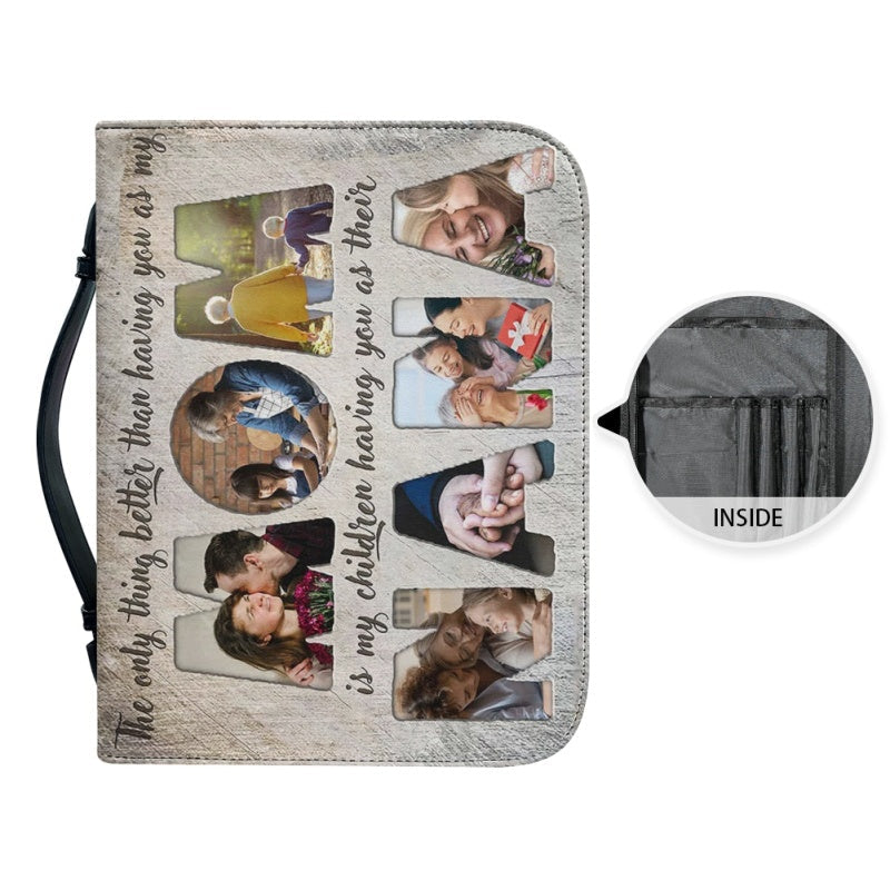 Cherished Memories Custom Photo Bible Cover