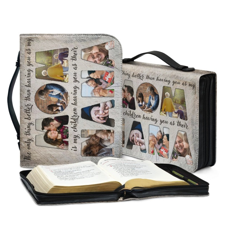 Cherished Memories Custom Photo Bible Cover
