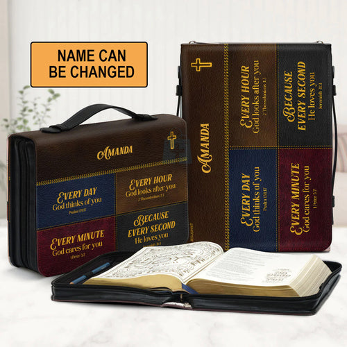 God Cares For You Personalized Bible Cover