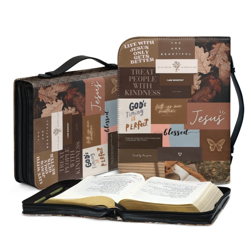 Personalized Floral Daily Bible Cover