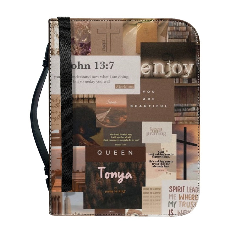 Personalized Floral Daily Bible Cover