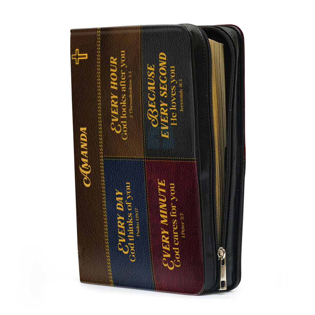 God Cares For You Personalized Bible Cover