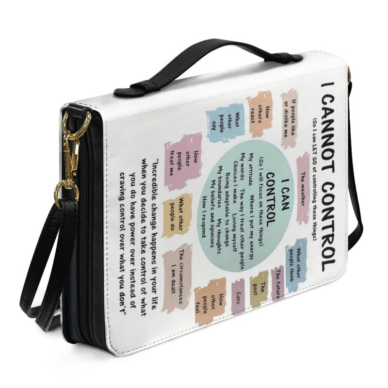 I Cannot Control Personalized Bible Cover