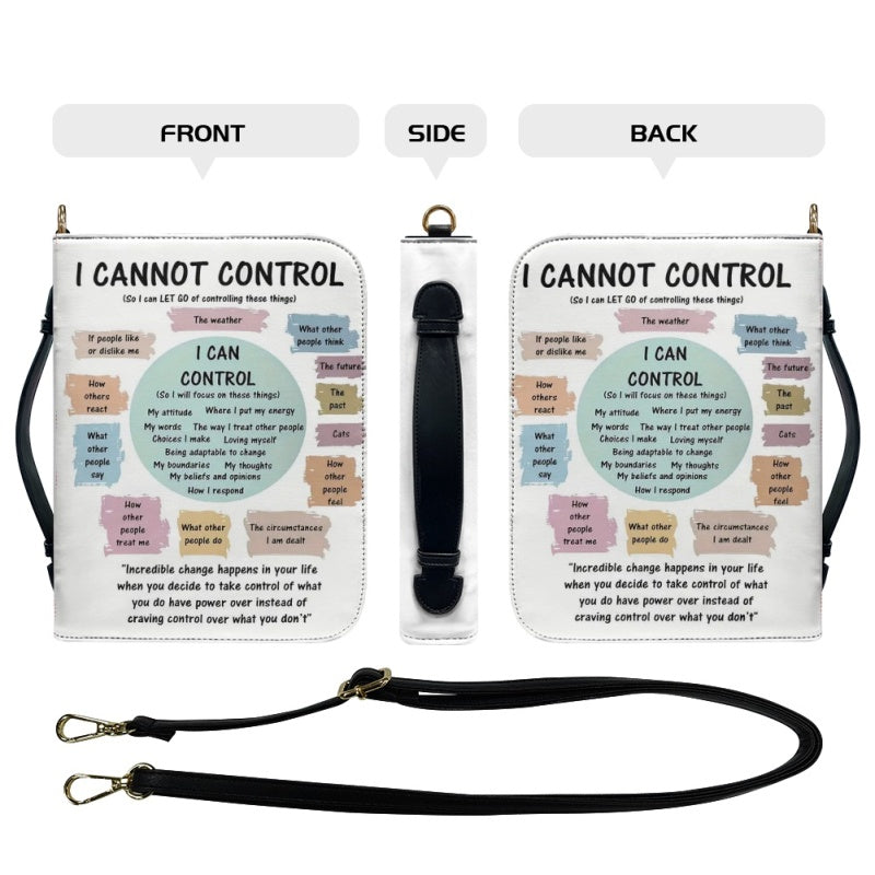 I Cannot Control Personalized Bible Cover