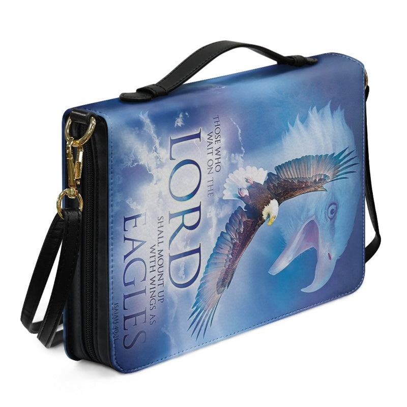 Personalized Isaiah 40:31 Eagle Bible Cover