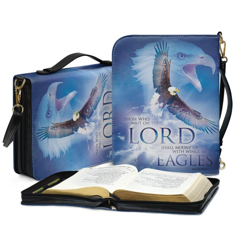 Personalized Isaiah 40:31 Eagle Bible Cover
