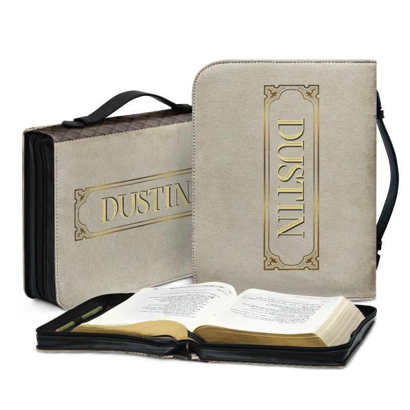 To My Son From Mom Personalized Bible Cover
