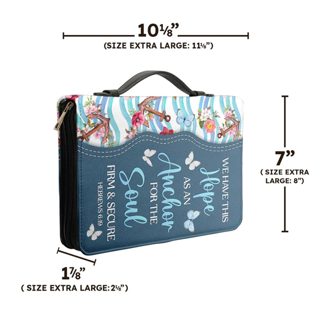 Hebrews 6:19 Anchor Personalized Bible Cover