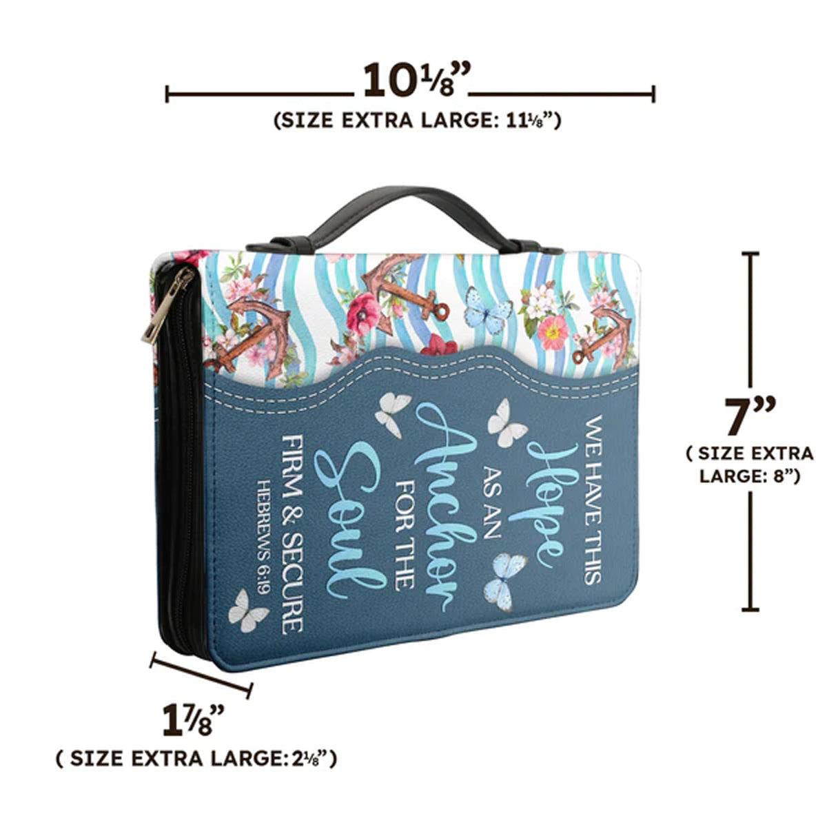 Hebrews 6:19 Anchor Personalized Bible Cover