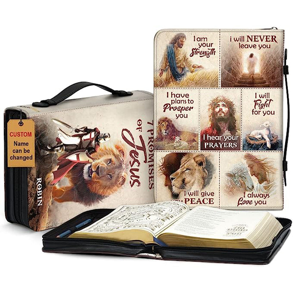 7 Promises of Jesus Personalized Bible Cover