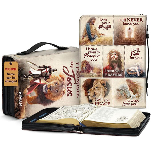 7 Promises of Jesus Personalized Bible Cover