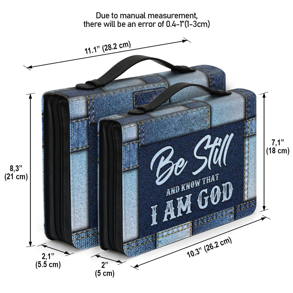 Personalized Be Still & Know Bible Cover