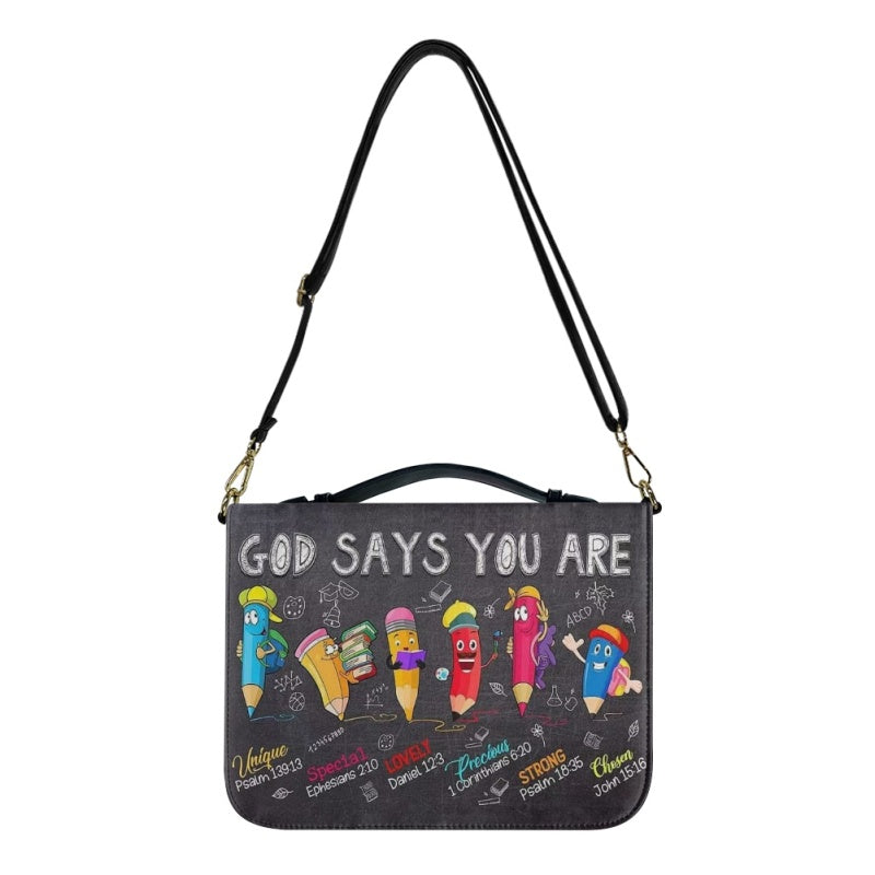 Personalized God Says You Are Kids Bible Cover