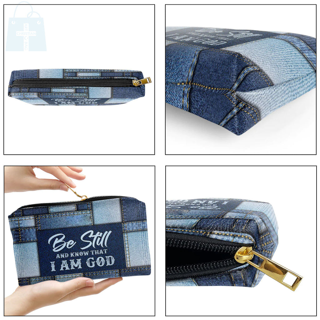 Be Still And Know Personalized Makeup Bag