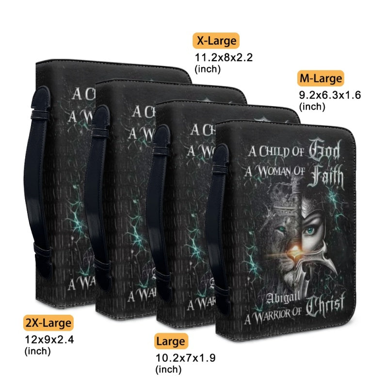 Personalized Warrior of Christ Bible Cover