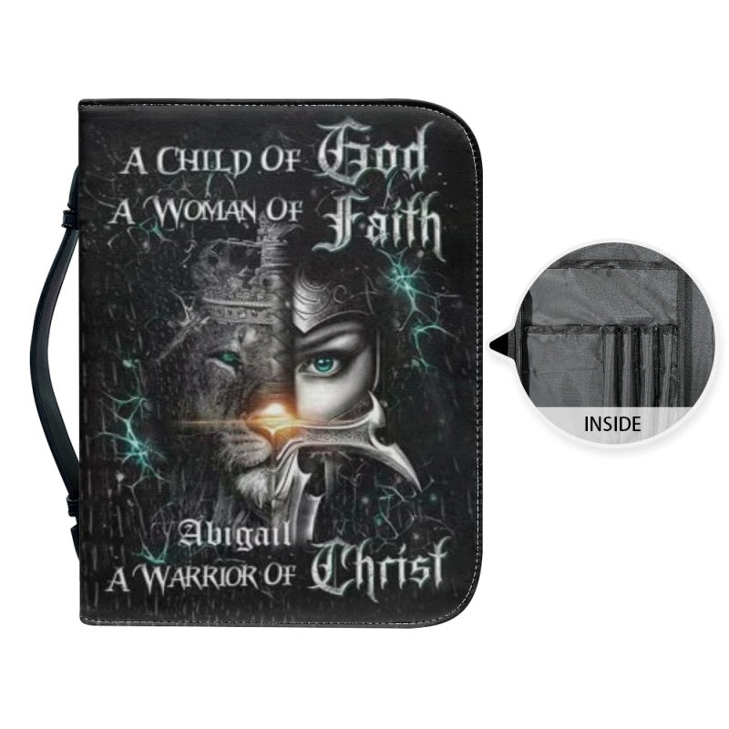 Personalized Warrior of Christ Bible Cover