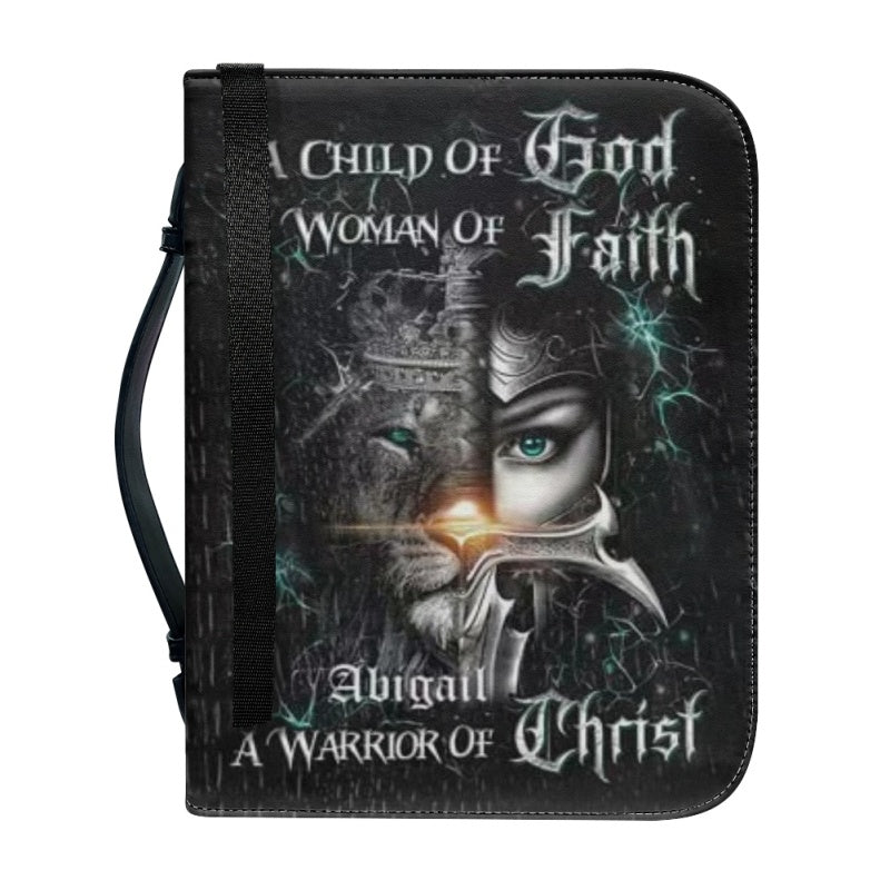 Personalized Warrior of Christ Bible Cover