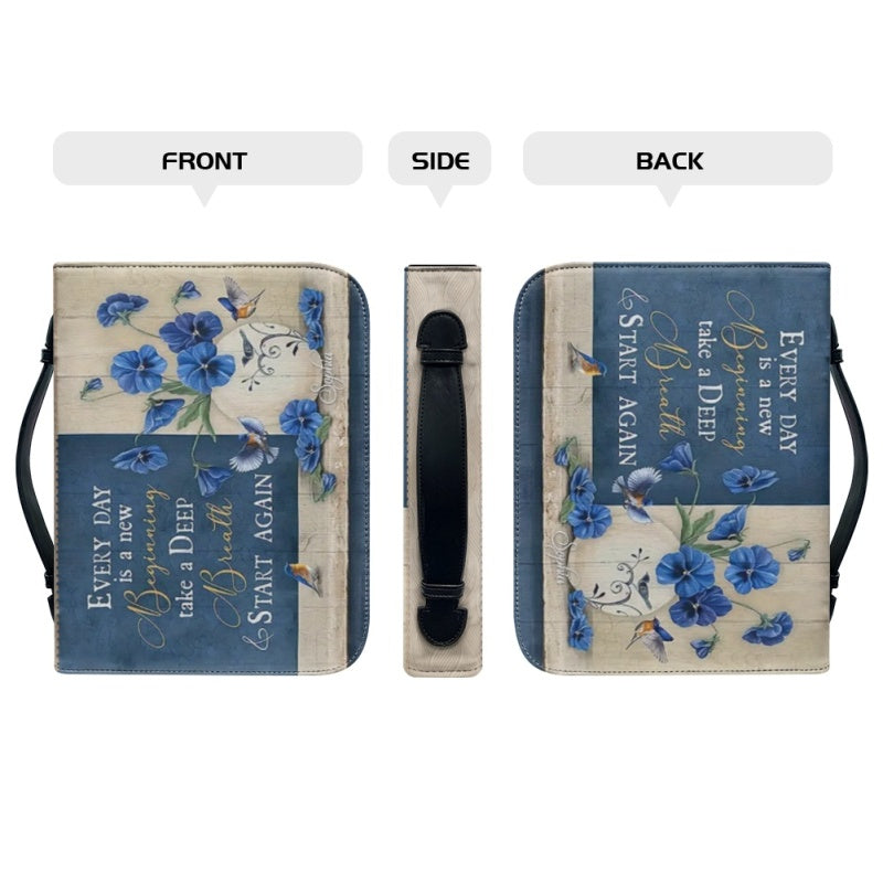 Personalized Floral New Beginning Bible Cover