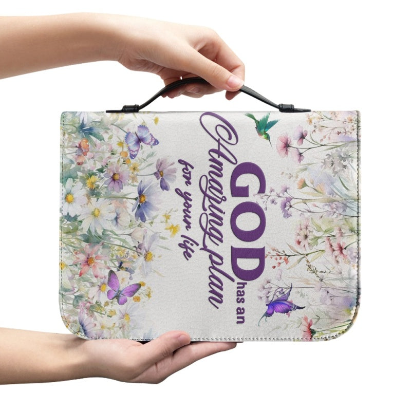 God Has an Amazing Plan Personalized Bible Cover
