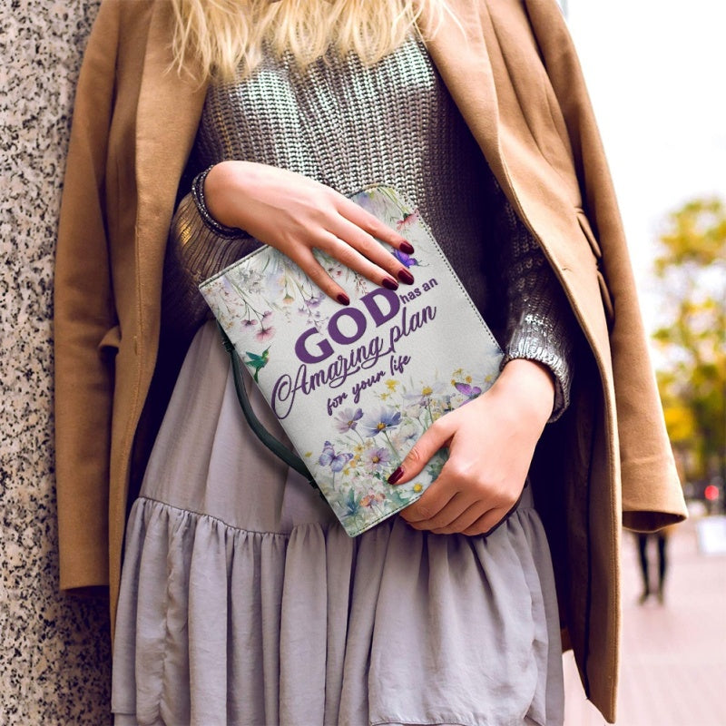 God Has an Amazing Plan Personalized Bible Cover