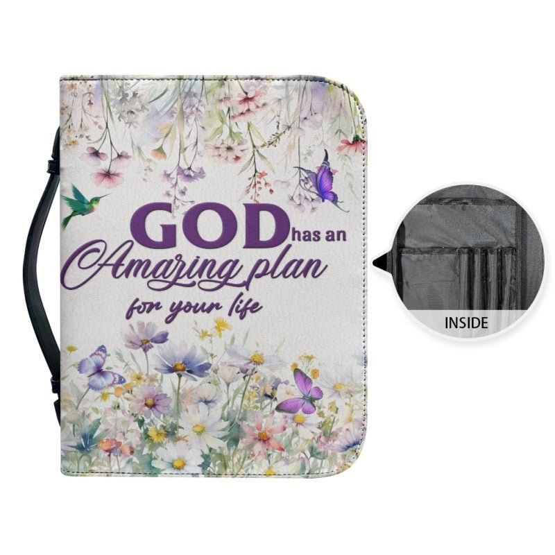 God Has an Amazing Plan Personalized Bible Cover