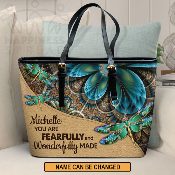Personalized Fearfully & Wonderfully Made Tote Bag