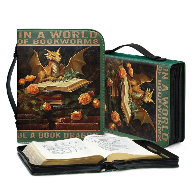 Personalized Book Dragon Bible Cover