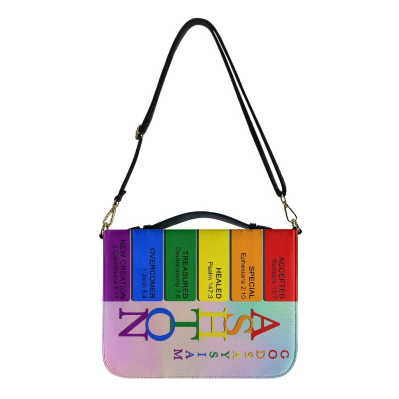 Personalized Rainbow Name Meaning Bible Cover
