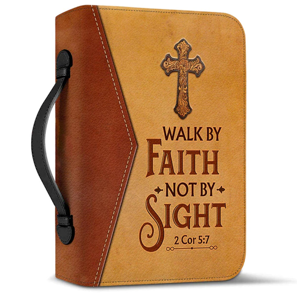 Walk By Faith Personalized Bible Cover