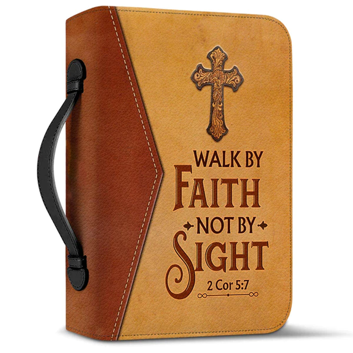 Walk By Faith Personalized Bible Cover